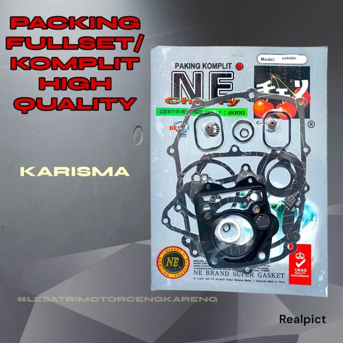 PAKING GASKET FULLSET KARISMA KHARISMA SUPRA X 125 CHERRY FULL SET