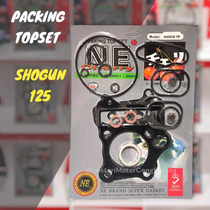 PACKING PAKING GASKET TOPSET TOP SET KIT SHOGUN 125 CHERRY ISO 2000