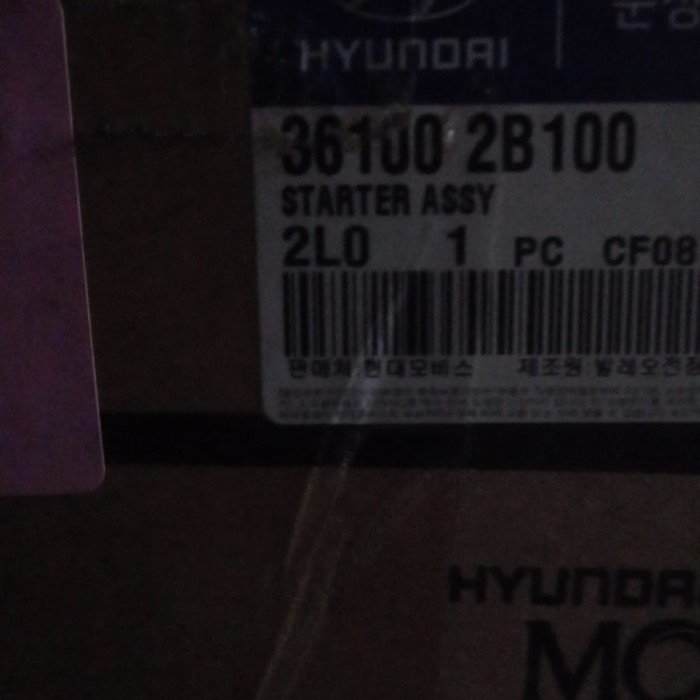 Stater Assy Kia allnew Rio 36100-2B100/2B102